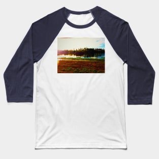 Retro Vintage Tumblr Countryside Landscape Baseball T-Shirt